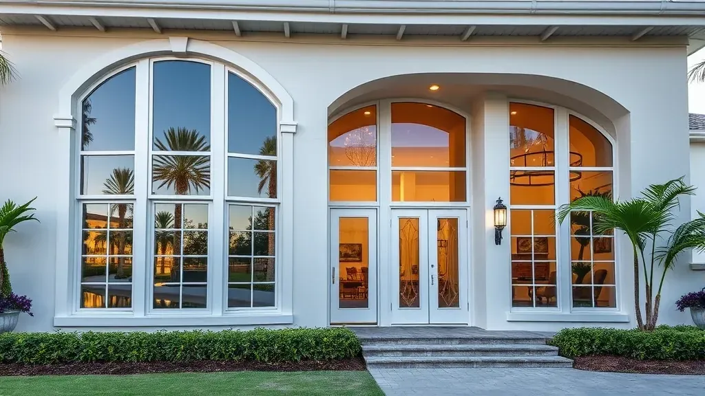 Impact Windows & Doors in Delray Beach FL showcasing modern designs and enhanced security features.