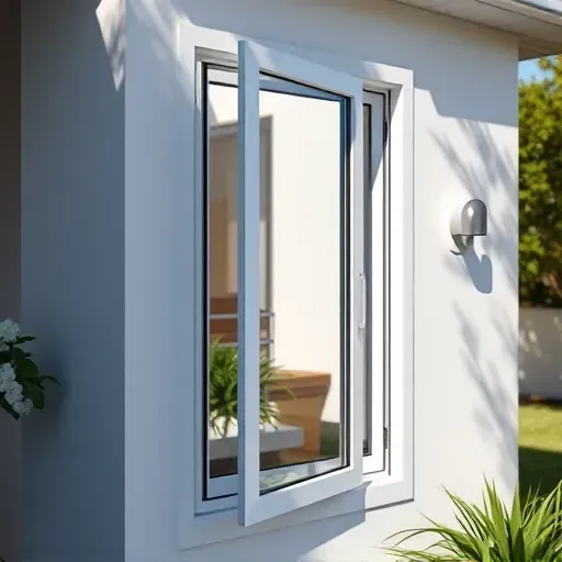 Close-up of a sleek impact window in Pembroke Pines FL on a modern home, showing durability, safety, and professional installation.