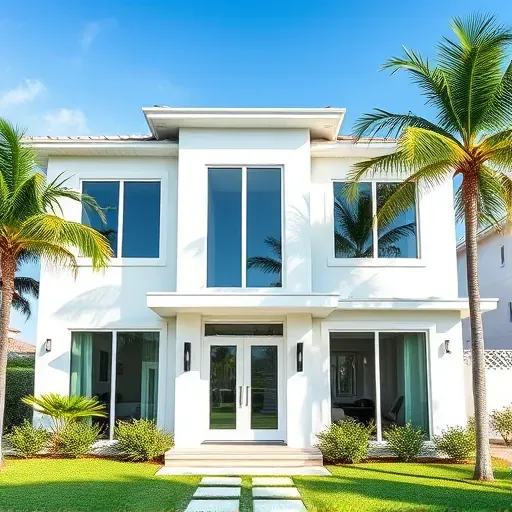 Impact windows and doors showcased in a modern Davie FL home, reflecting durability and energy efficiency in a sunny setting.