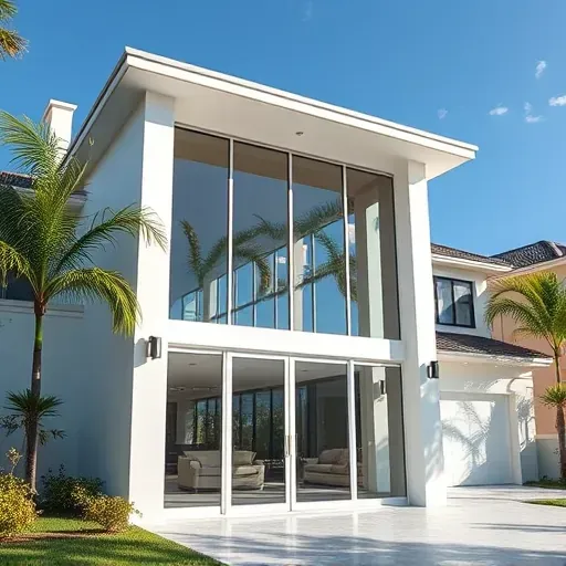 Modern impact windows and doors installation in Fort Lauderdale showcasing clarity, durability, and Florida architecture.