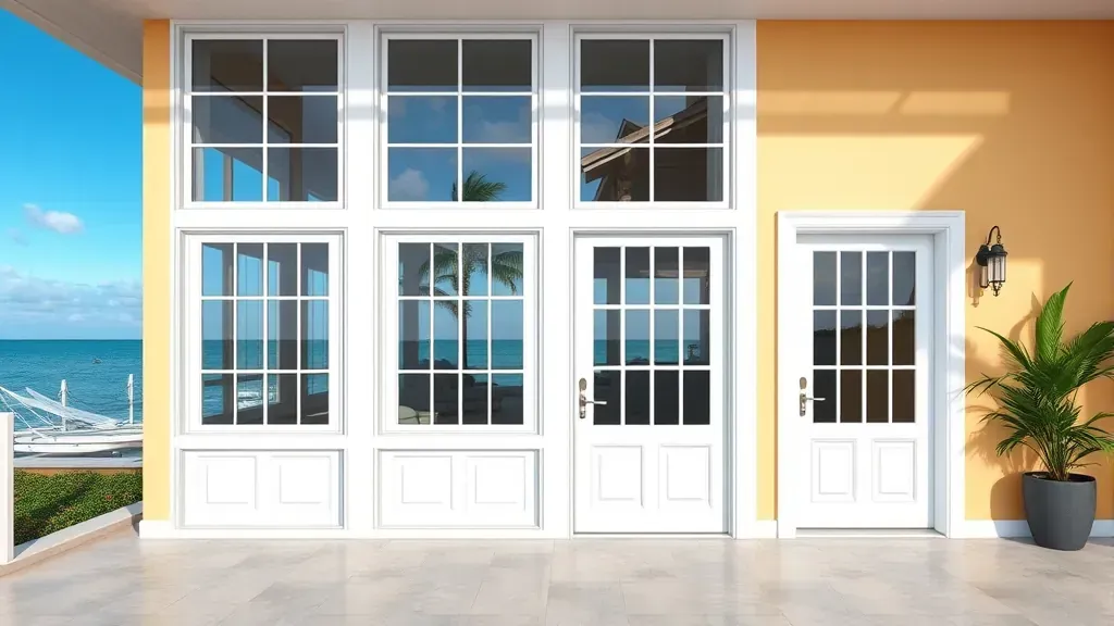 Impact Windows & Doors in Key Largo FL providing protection against storms and enhancing home security.