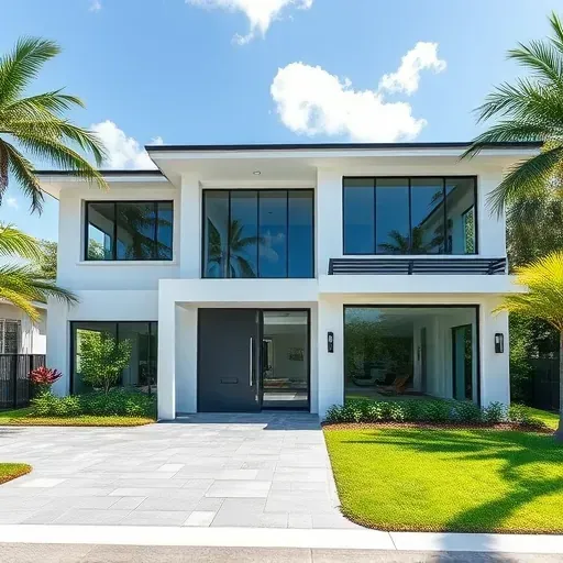 Completed impact windows and doors installation in a modern residential home in Kendall Florida.