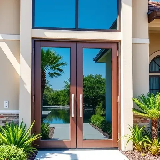 Installation of stylish impact windows and doors in Kendall, FL with modern design and energy efficiency.