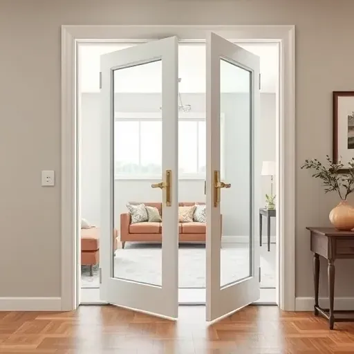 Completed sleek modern bi-fold door installation in Kendall Florida showcasing polished surfaces and precise hardware in a stylish interior