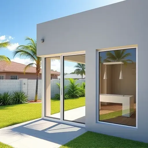 Completed Impact Windows and Doors installation in a home in Kendall FL showcasing modern design and durability