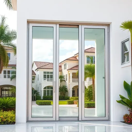 Impact Windows and Doors installed in Fort Lauderdale, FL, showcasing modern design with clear glass and sturdy frames.
