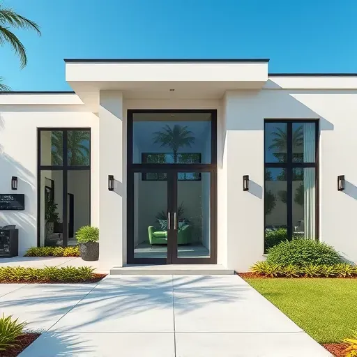 Impact Windows and Doors installation in Kendall, FL showcasing sleek design and sturdy construction.
