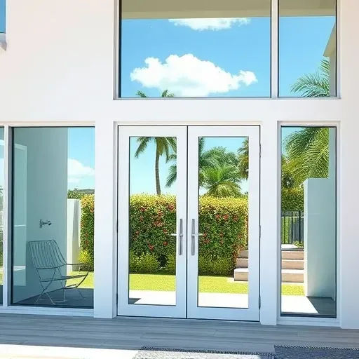 Completed impact windows and doors installation in Kendall FL showcasing modern design and sturdy construction.