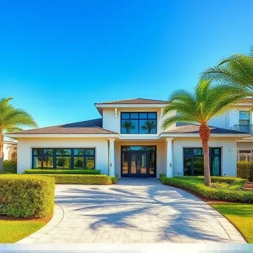 Perfectly installed impact windows and doors in Pembroke Pines FL, modern design reflecting sunlight against a clear sky.