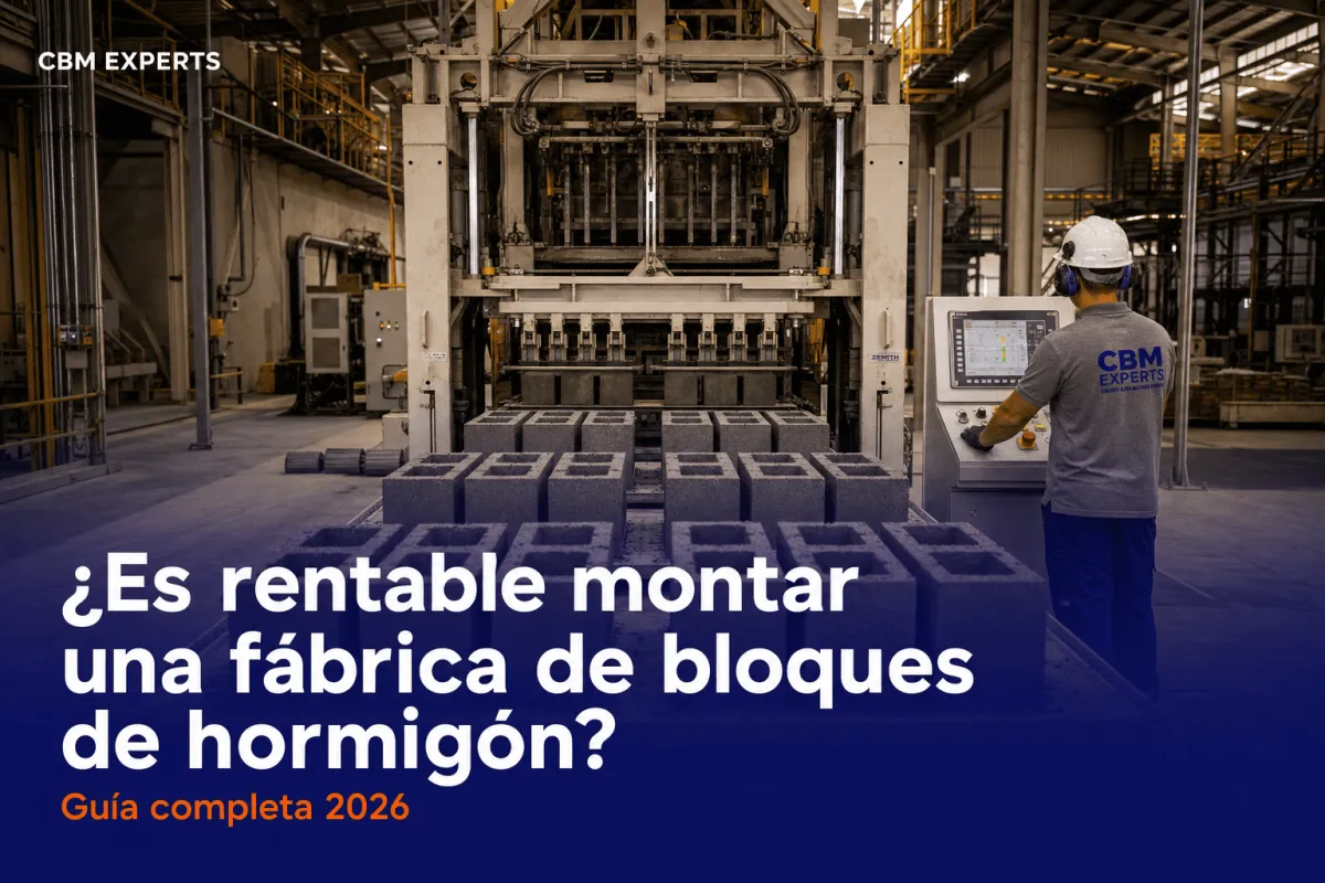 ¿Es rentable montar una fábrica de bloques de hormigón?
