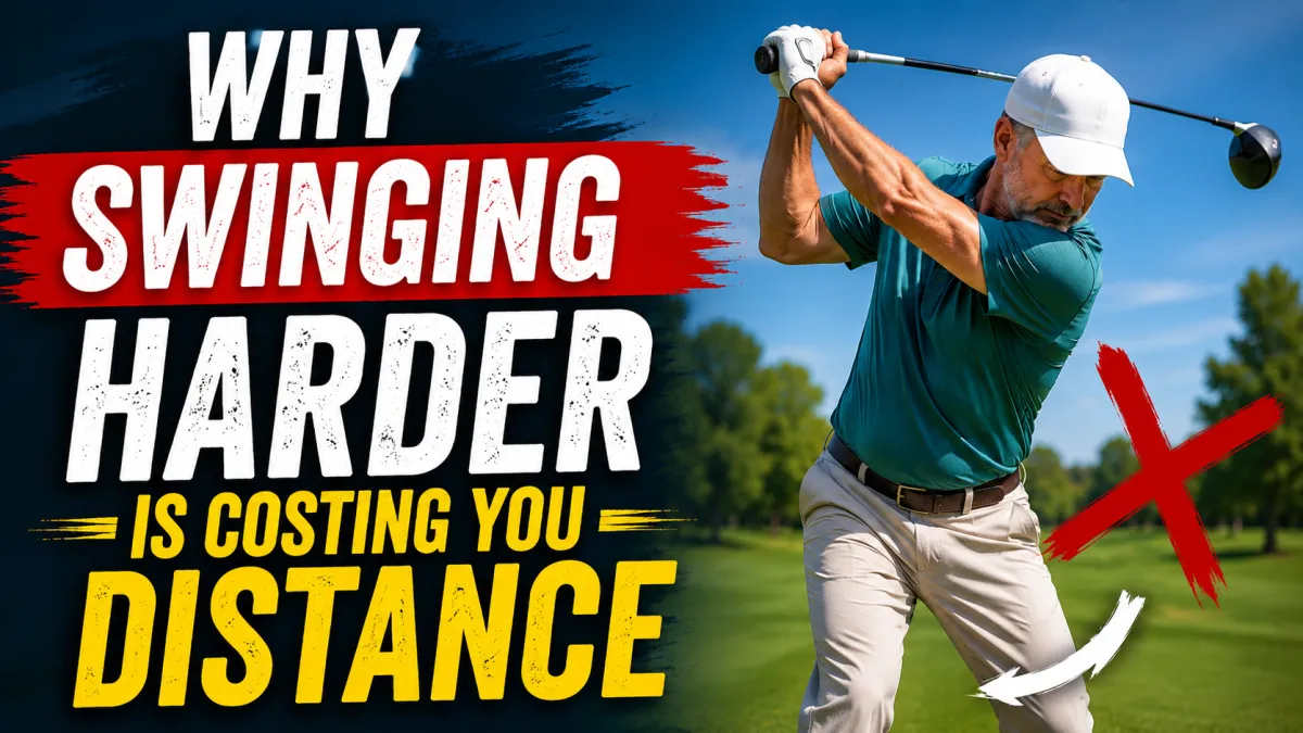 why swinging harder is costing you distance