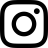Instagram logo outline black