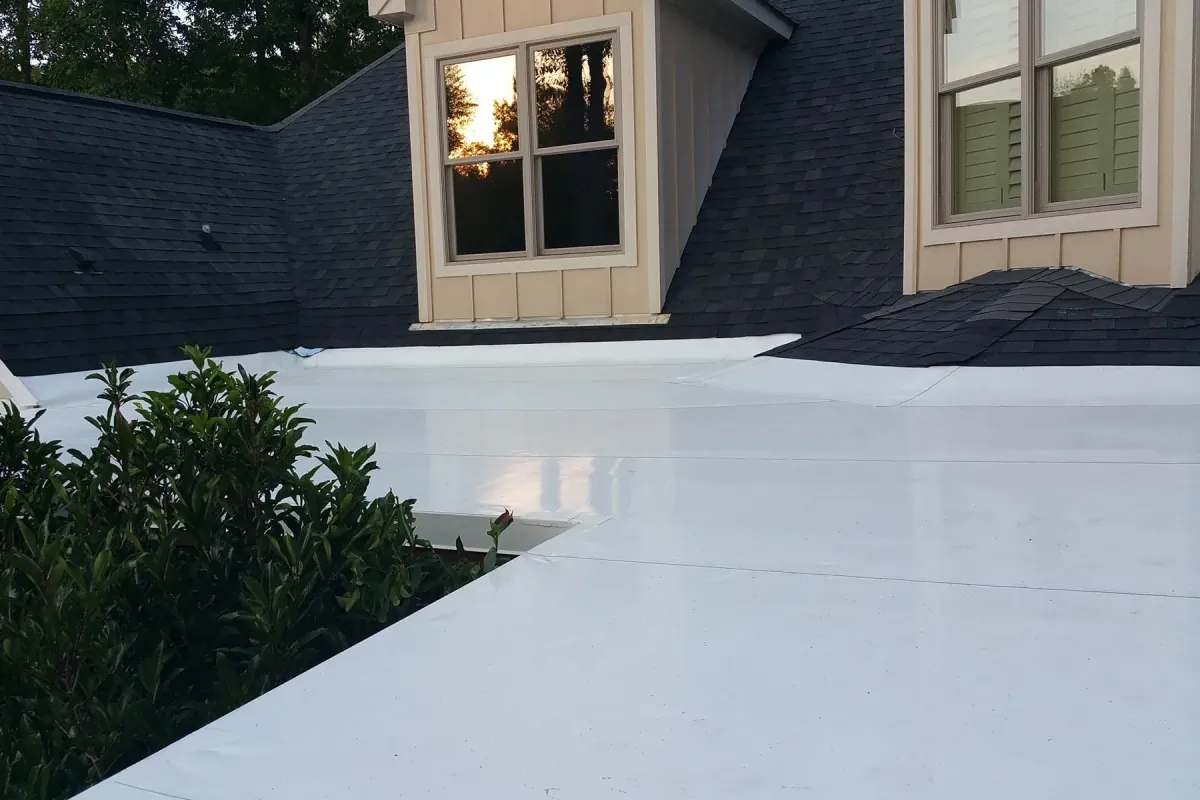 an expert roofer on peel and stick roofing installation