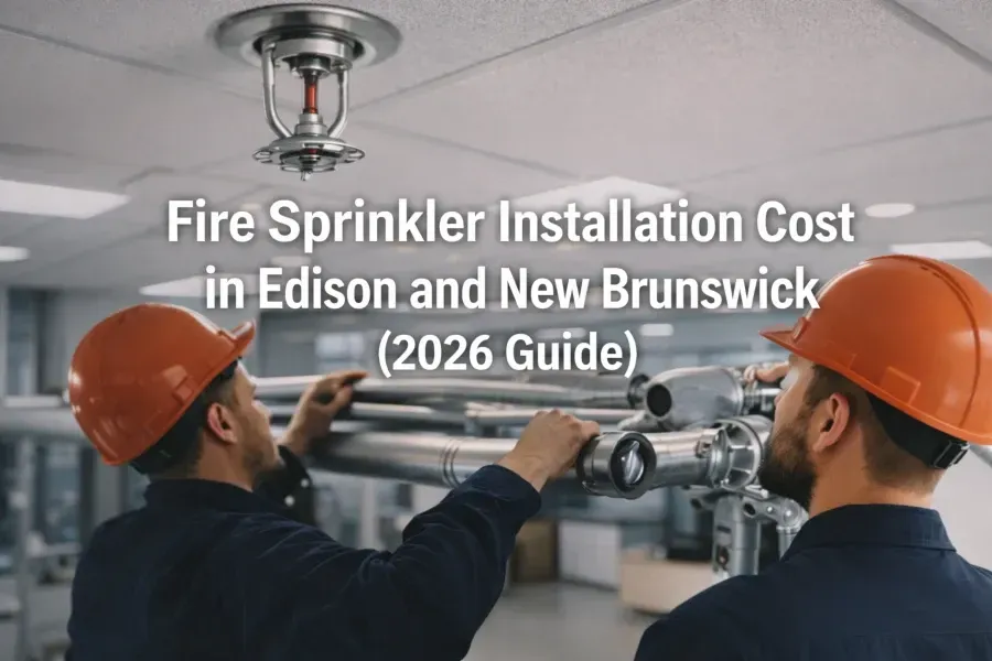 Fire Sprinkler Installation Cost in Edison and New Brunswick (2026 Guide)
