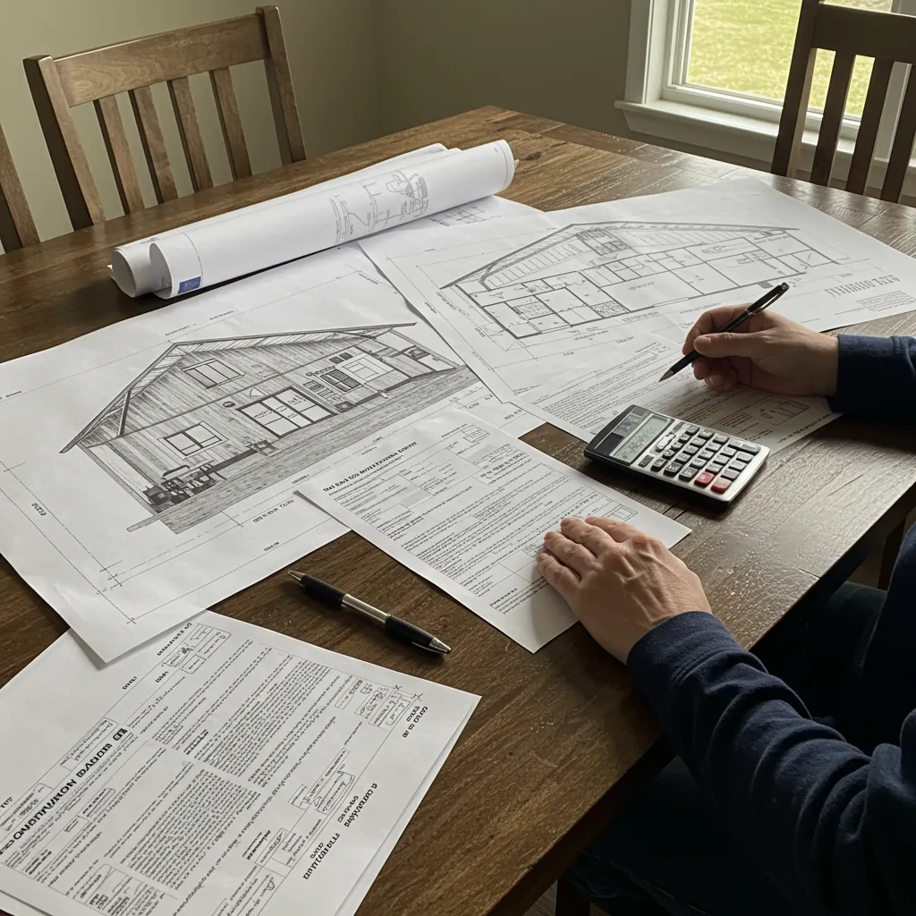 Reviewing financing documents for a Kentucky barndominium
