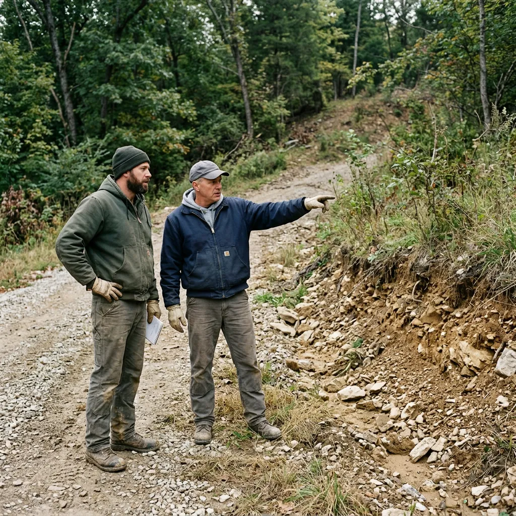 A site assessment on a rural Central Kentucky homesite.