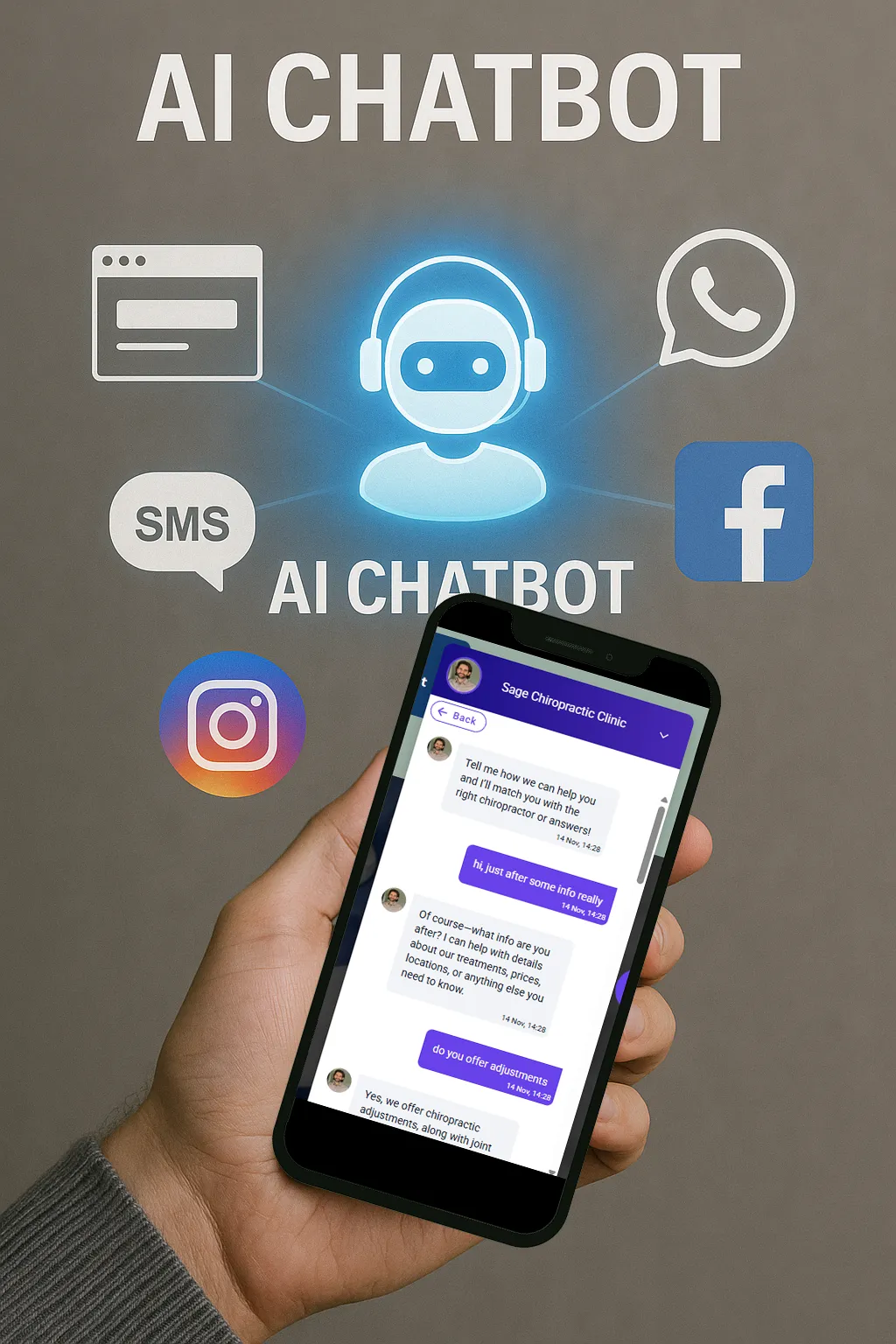 AI cha bots 24 our customer service agents using the power of AI