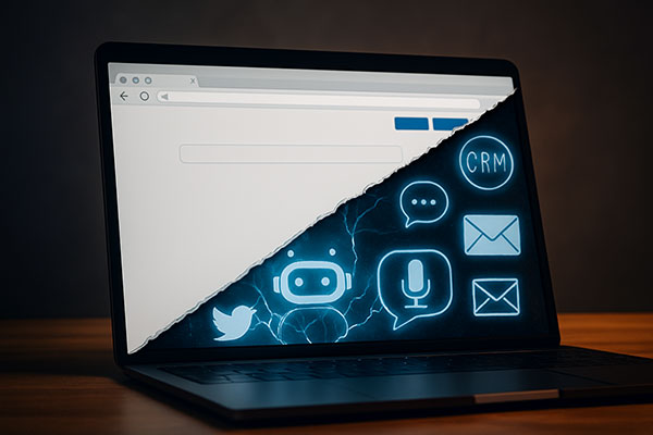 AI chatbot on mobile phone