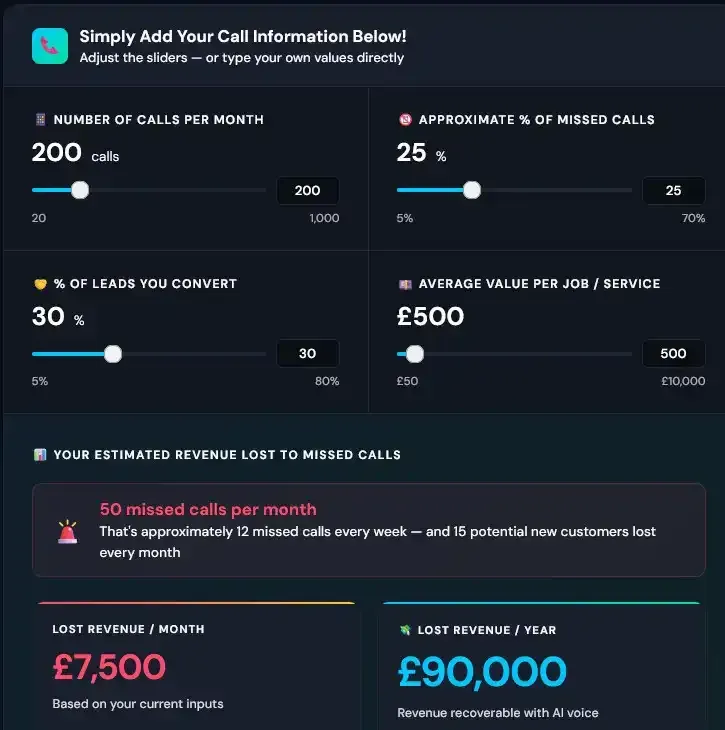 ai bridge club missed call calculator