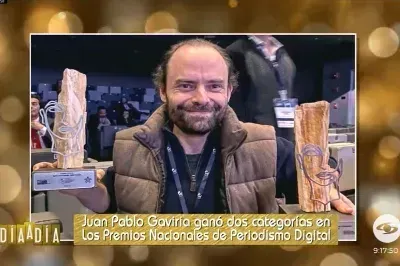 Juan Pablo Gaviria gana 2 premios de periodismo nacional xilopalo