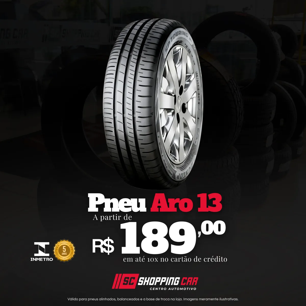 Pneu aro 13