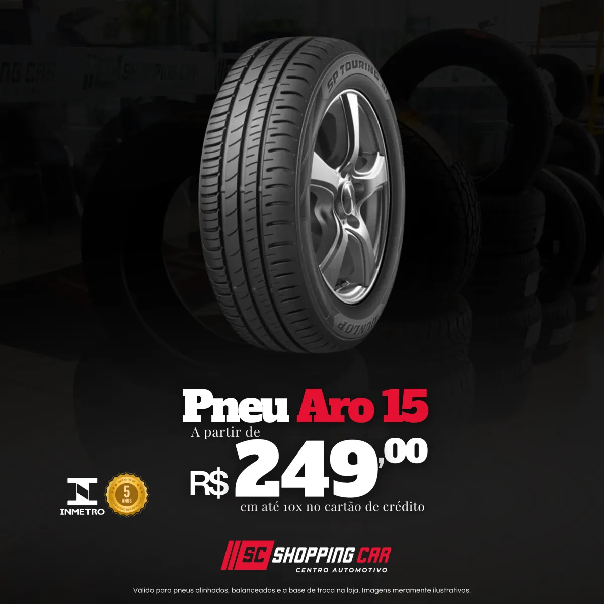 Pneu aro 15