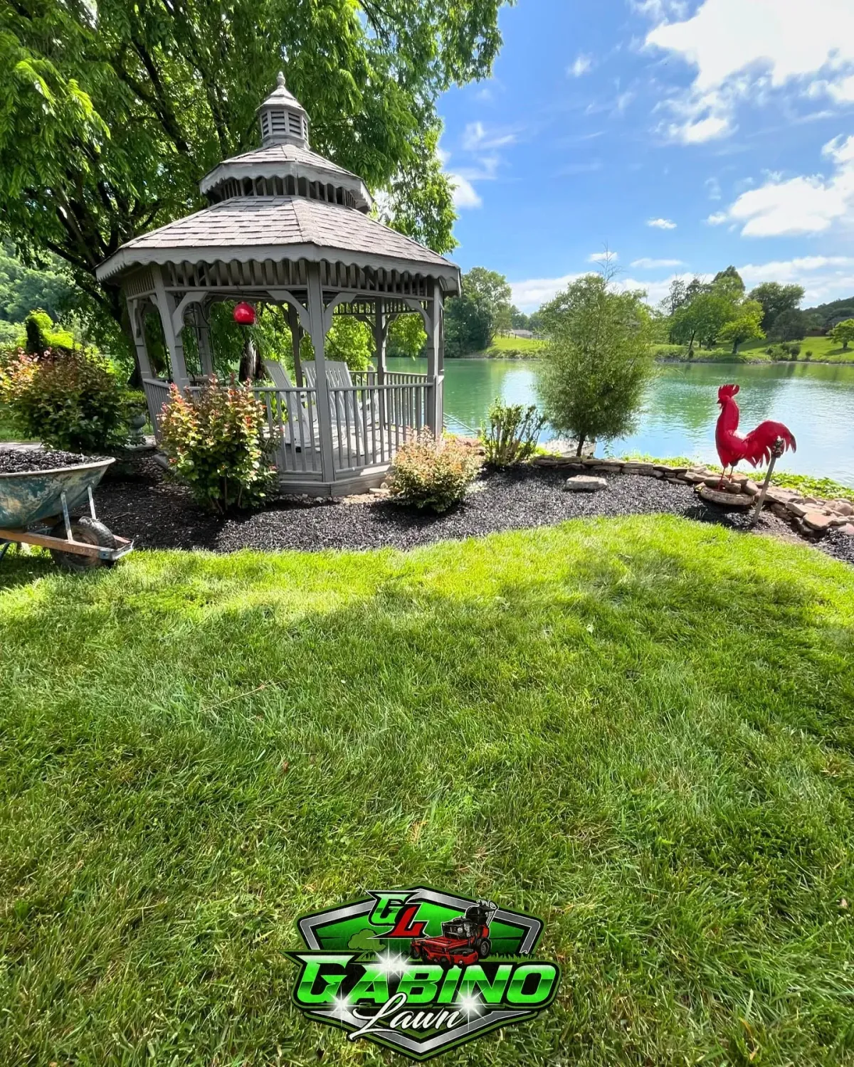landscape design gazebo Hardin Valley TN Gabino Lawn Care