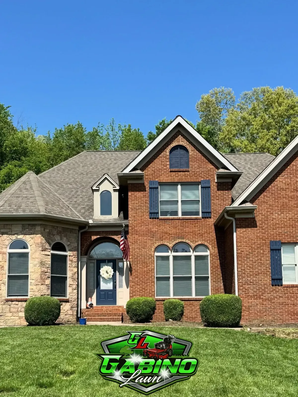 hedge trimming curb appeal Knoxville TN Gabino Lawn Care