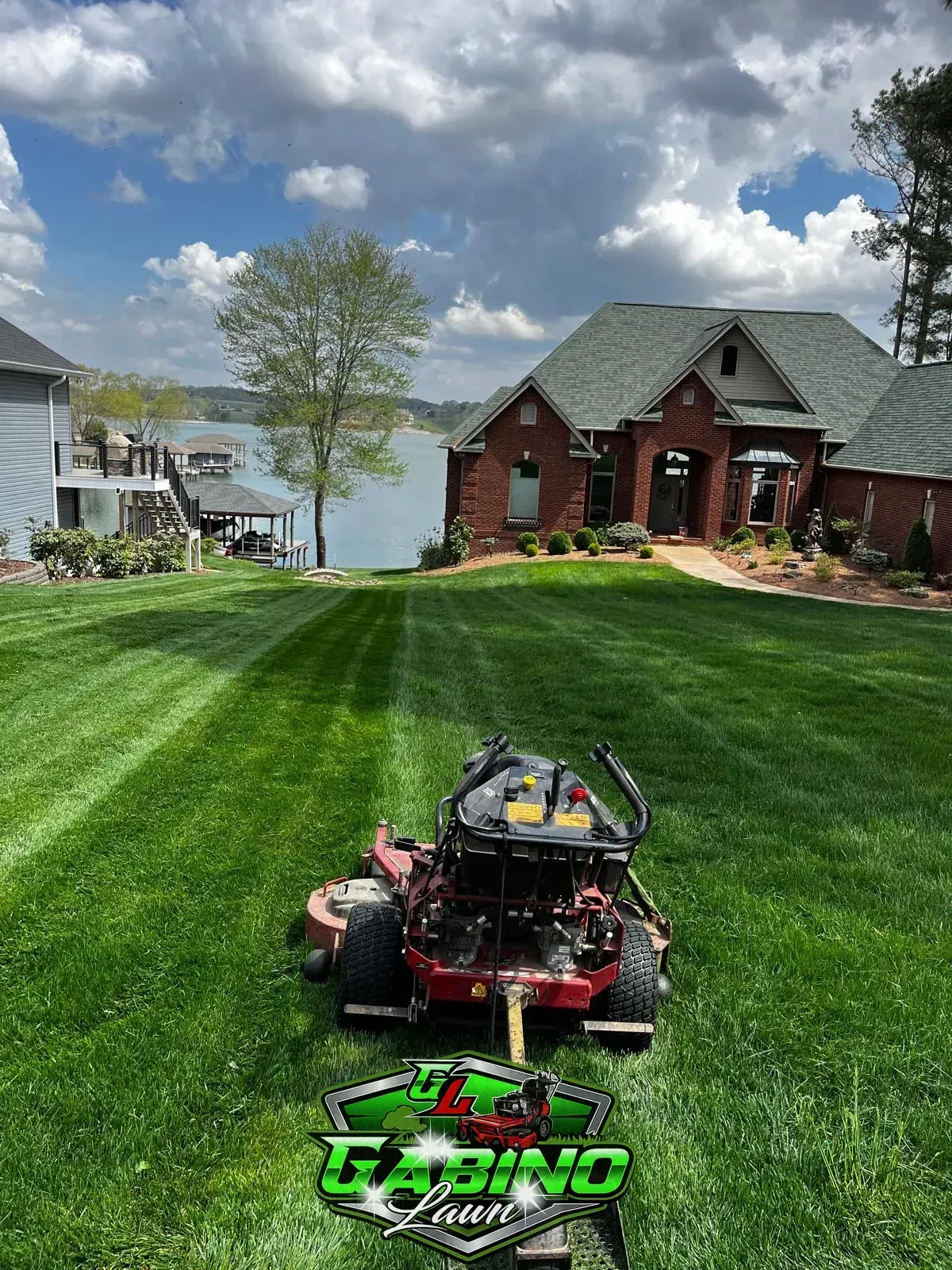 professional lawn mowing Knoxville TN Gabino Lawn Care