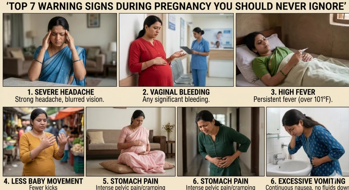 Top 7 Warning Signs During Pregnancy You Should Never Ignore