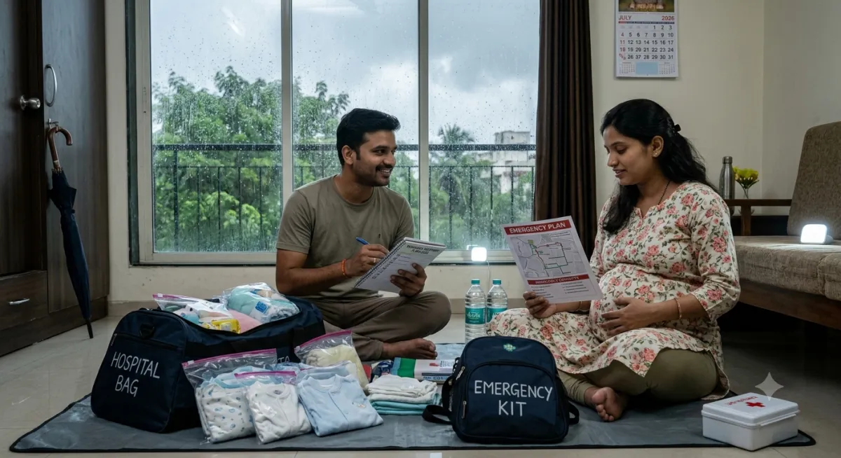 Delivery During Monsoon — How to Prepare Your Hospital Bag and Emergency Plan