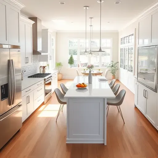 Recently renovated kitchen in McDonald, PA with modern cabinetry, stainless steel appliances, and polished quartz counters.