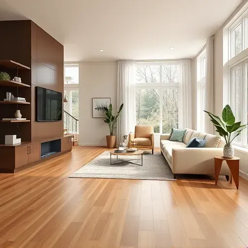 Completed home remodeling project in Canonsburg PA showcasing modern design and spacious interiors.