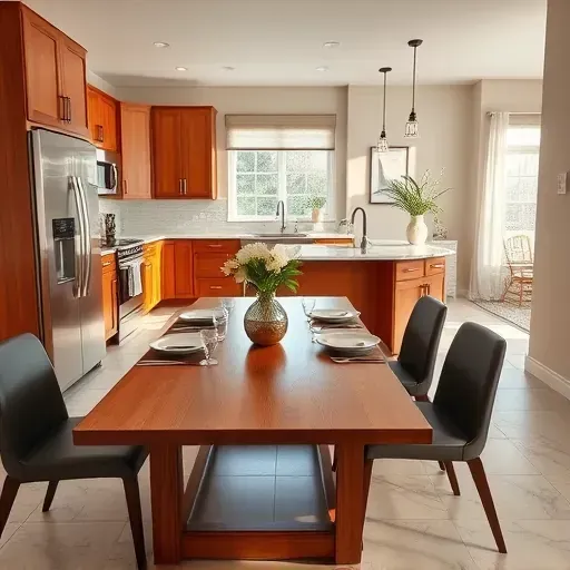 Modern kitchen remodeling in Hickory PA with stainless steel appliances, custom cabinetry, and elegant quartz countertops.