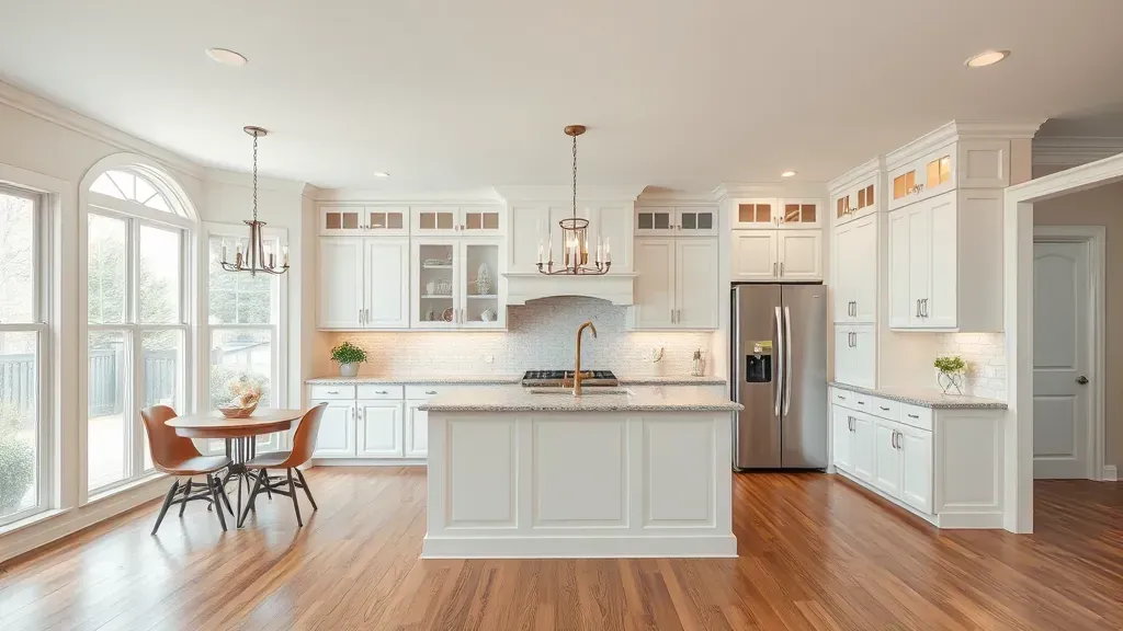Remodeling in Hickory, PA showcasing a beautifully renovated kitchen with modern appliances.