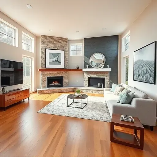 Completed home remodeling project in Canonsburg PA showcasing modern design and elegant finishes.