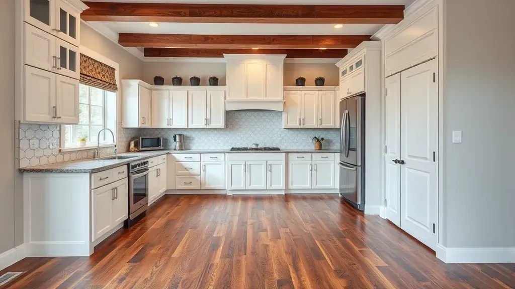 Kitchen flooring installation projects showcasing different styles in Canonsburg PA.