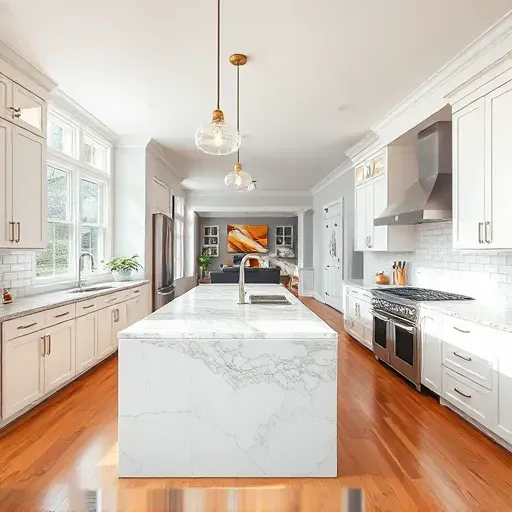 Freshly renovated kitchen in Oakdale, PA featuring modern cabinetry, granite countertops, and natural light.