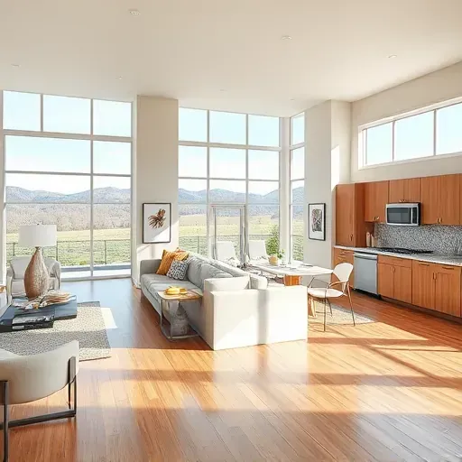 Spacious modern interior in Hendersonville PA, featuring elegant design, natural light, and high-quality furnishings.