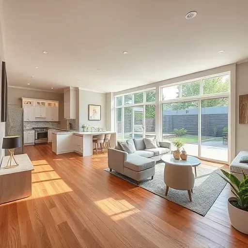 Beautifully remodeled home interior in Canonsburg PA showcasing modern design elements and stylish decor.