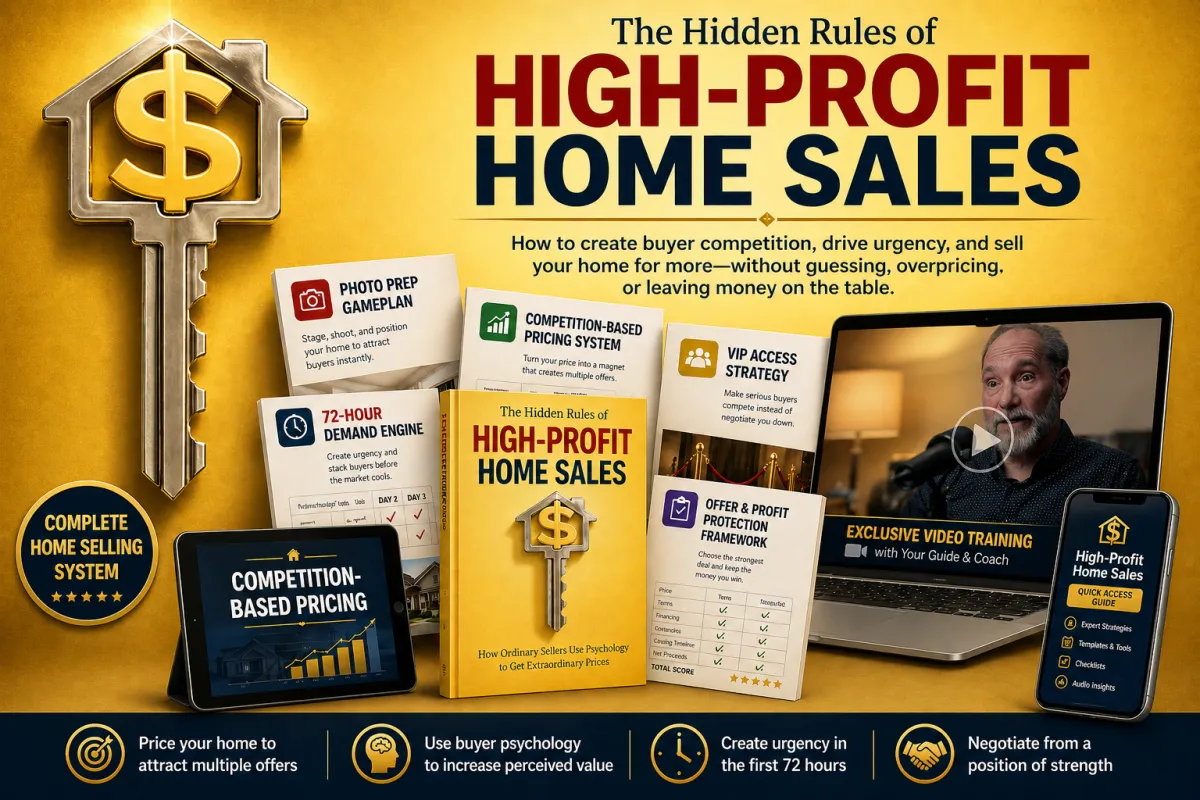 Sell your home fast for more money and with less stress