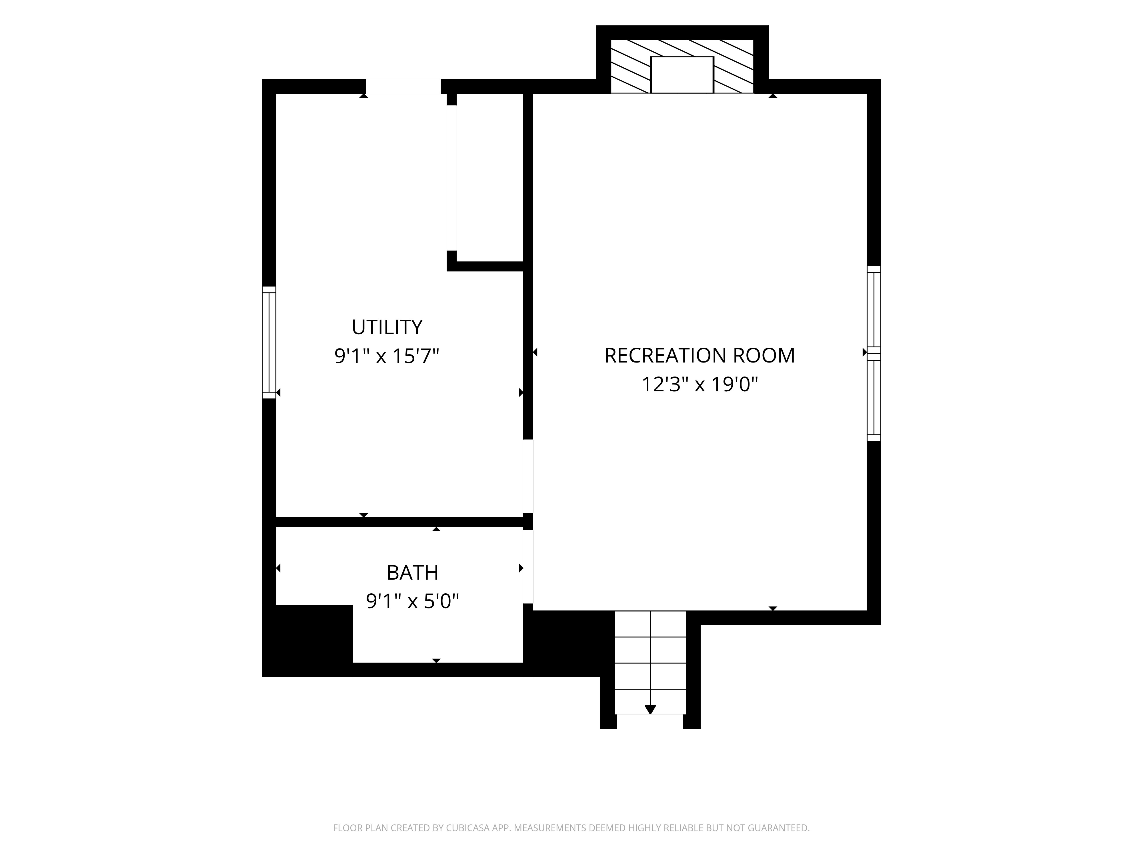 Bottom Floor with Recreation, Utilities
