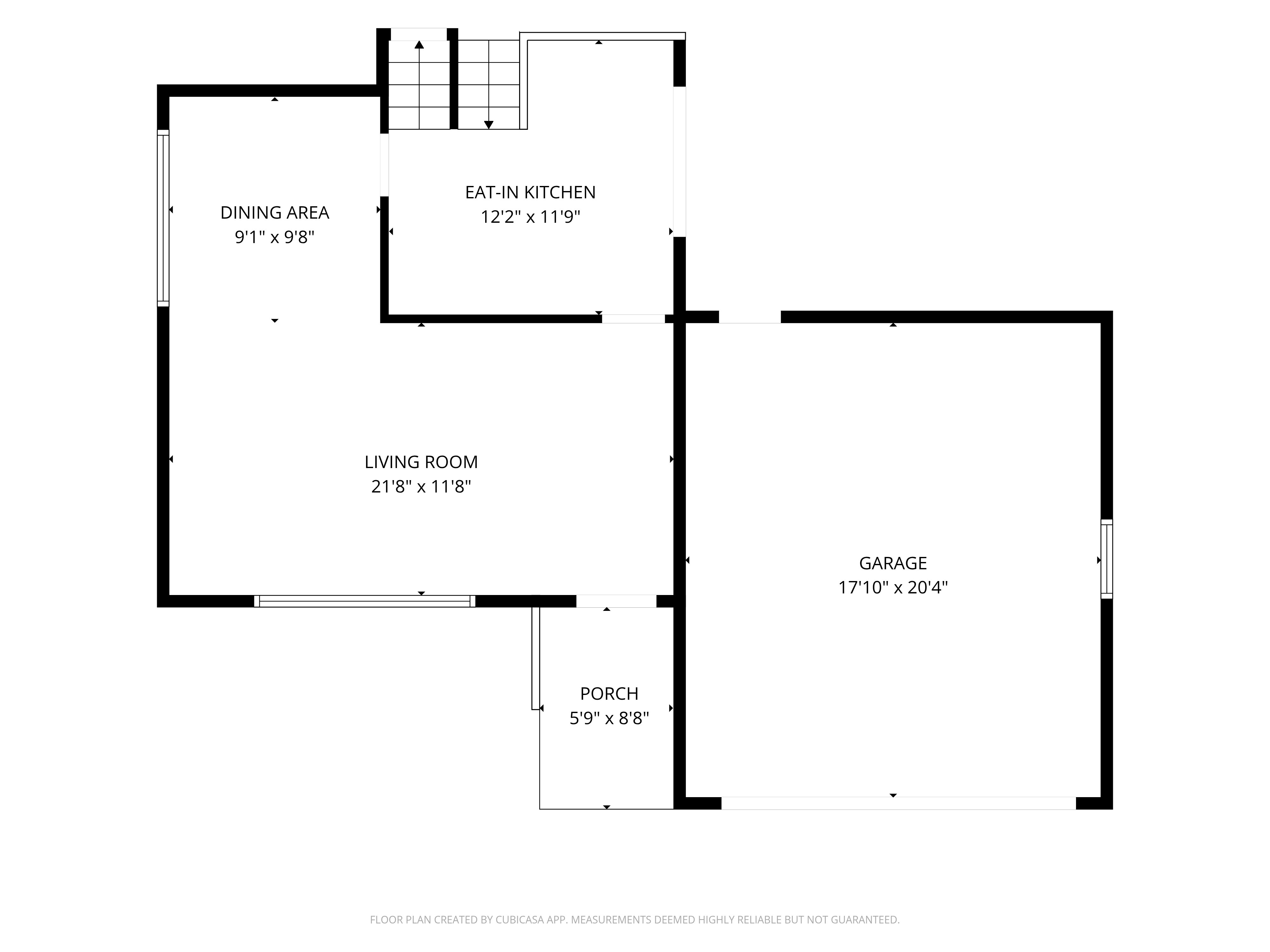 Entry with Living Room, Kitchen