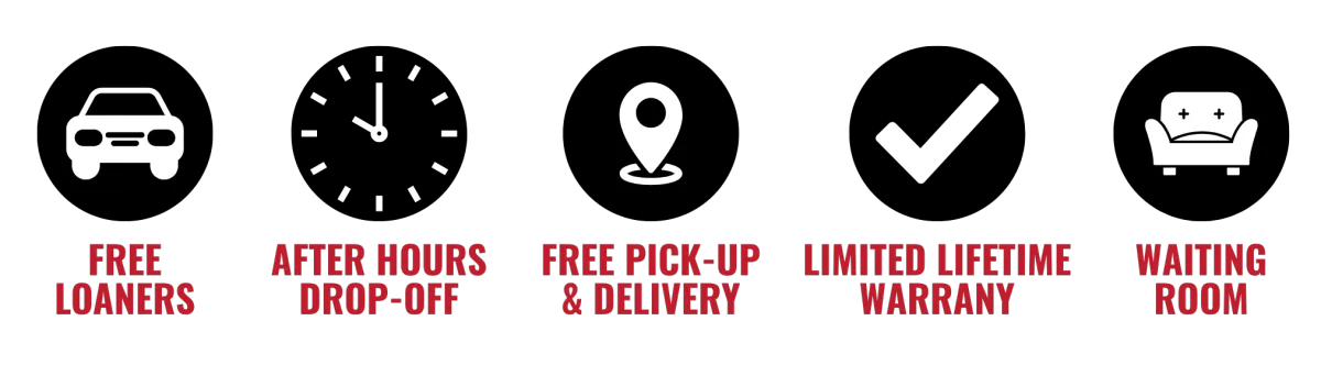 Free loaners with after hours drop-off