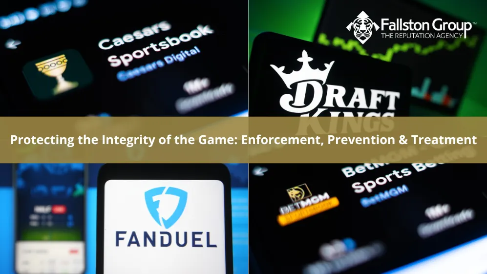 Protecting the Integrity of the Game: Enforcement, Prevention & Treatment