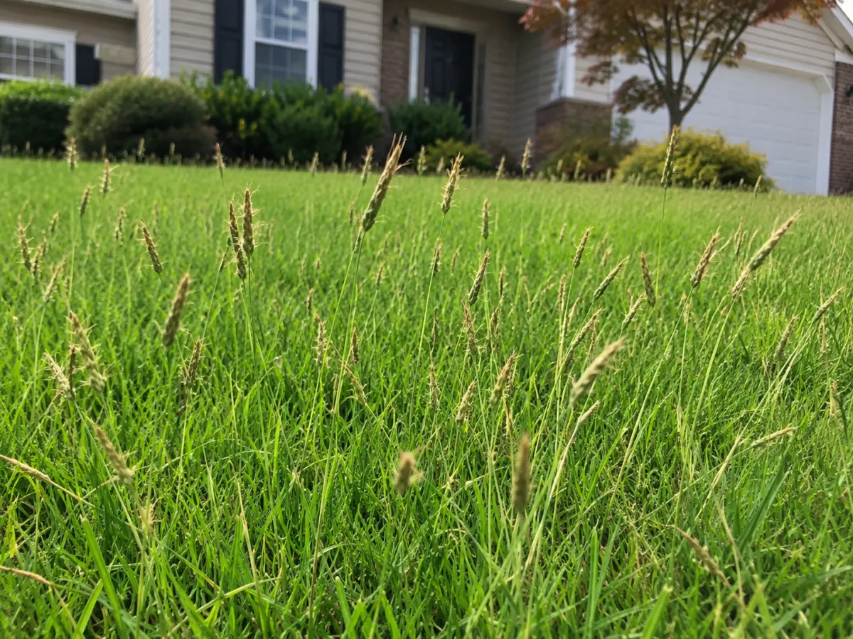 Seed Heads In Your Lawn