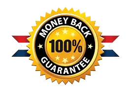 100% money back guarantee 