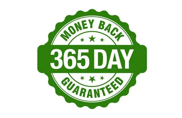 365 day money back guarantee 