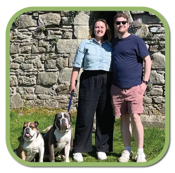 Joel Ferguson, Chloe, & two dogs