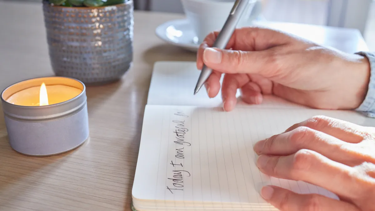 writing a daily jornal